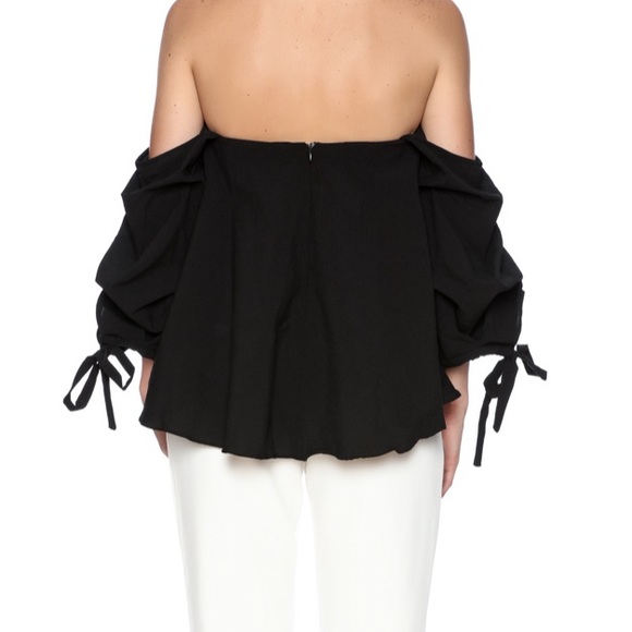 NWT DO + BE strapless sweetheart off shoulder top - Picture 2 of 6